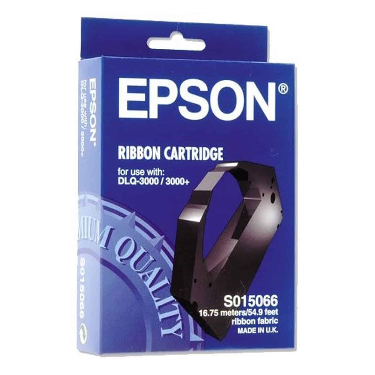 C13S015066BA Epson Black Ribbon DLQ-3000/+/3500