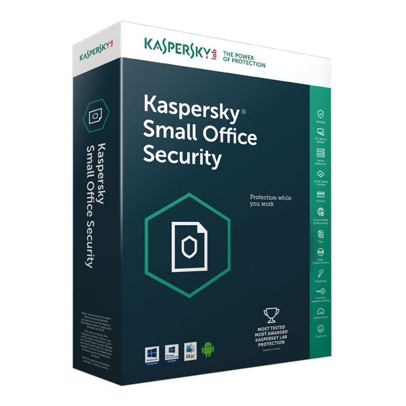 Kaspersky Small Office Secu7.0 – 1 server+10postes