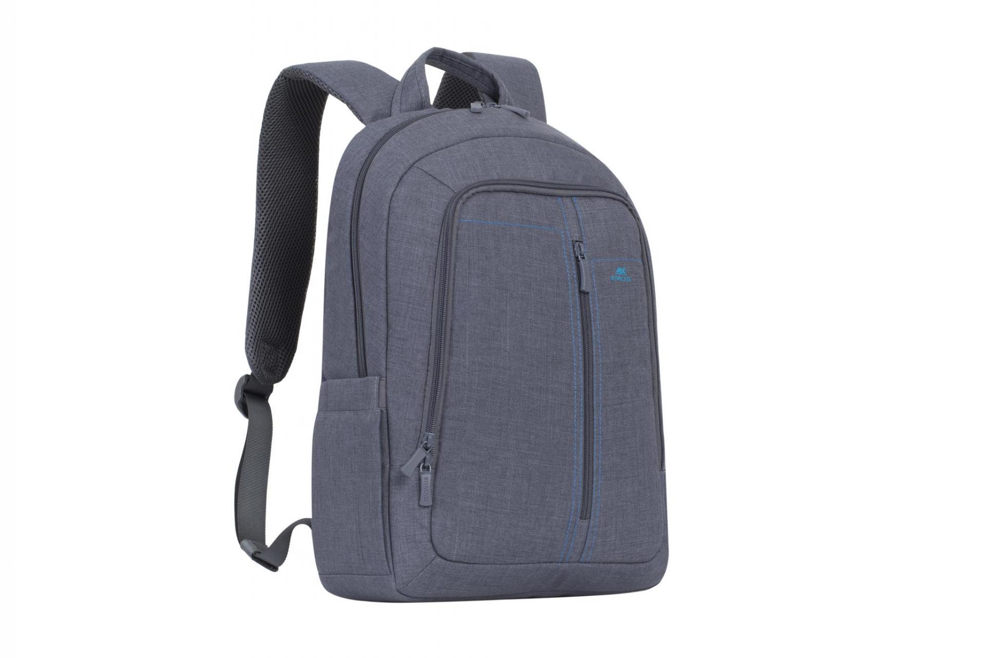 sac à dos gris en toile pour laptops 15,6 »