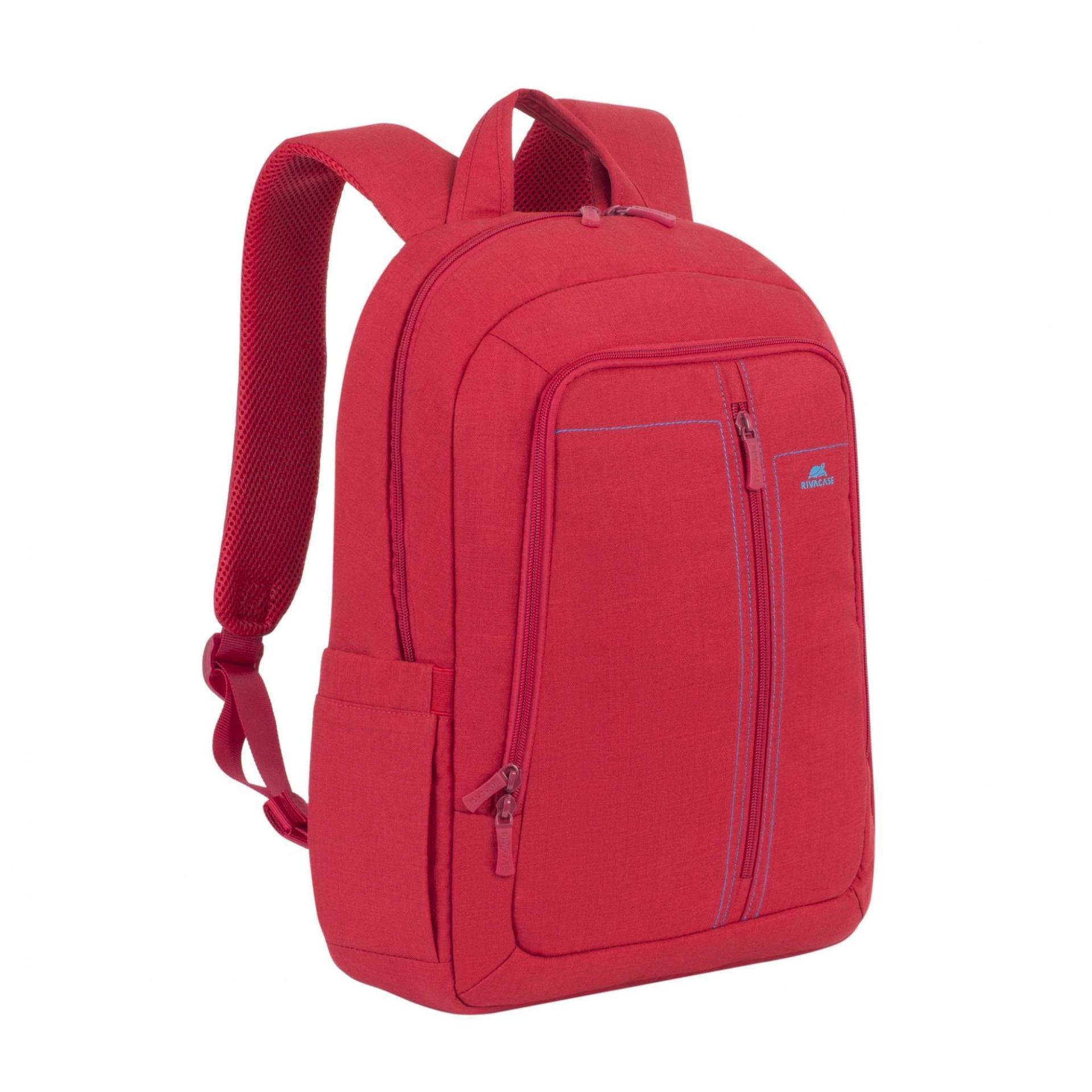 sac à dos rouge en toile pour laptops 15.6″