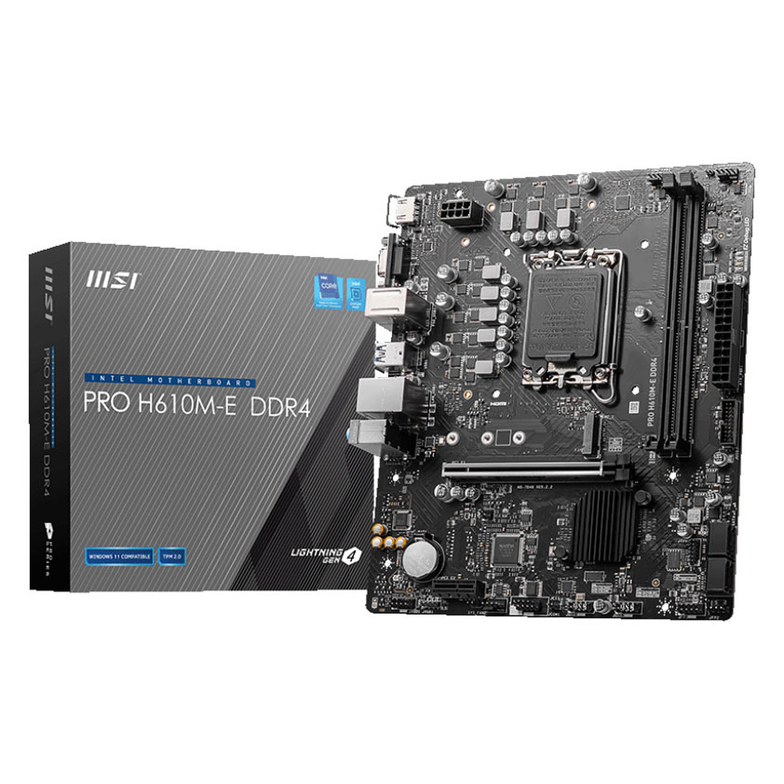 Carte Mere MSI PRO H610M-E DDR4