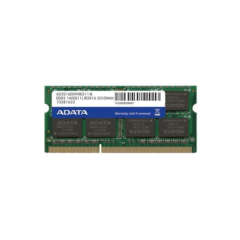 AD3S1600C2G11-S ADATA DDR3 SODIMM1600 256*8 2GB