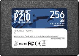 Patriot P210, 256GB SATA III – up to 500MB R & 400
