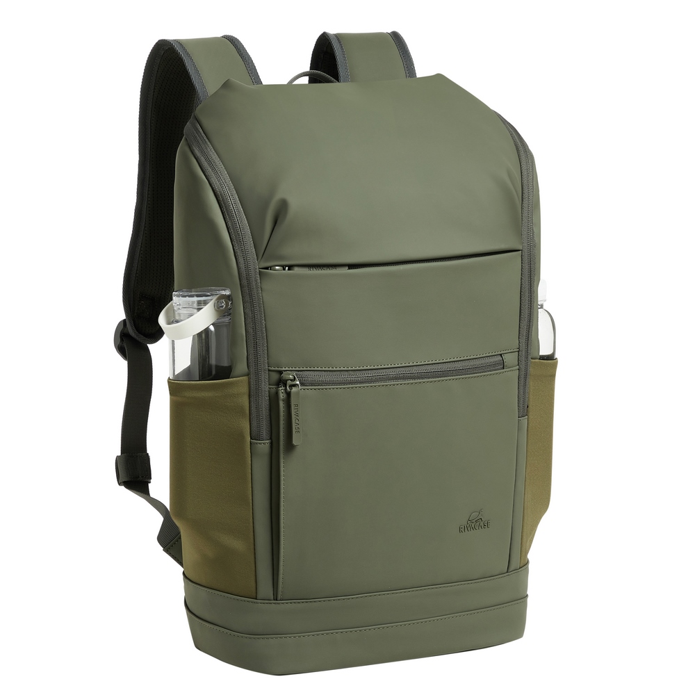 RIVACASE 7856 olive green Eden-ECO Urban backpack