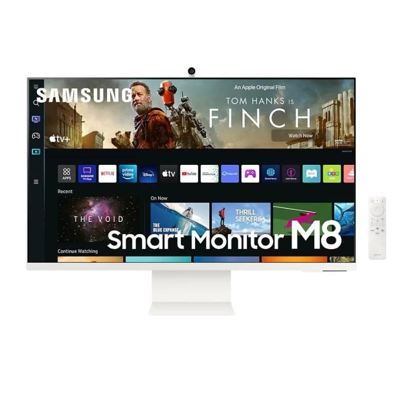 SAMSUNG Moniteur 32 » 4K Life Sty De HAS camera