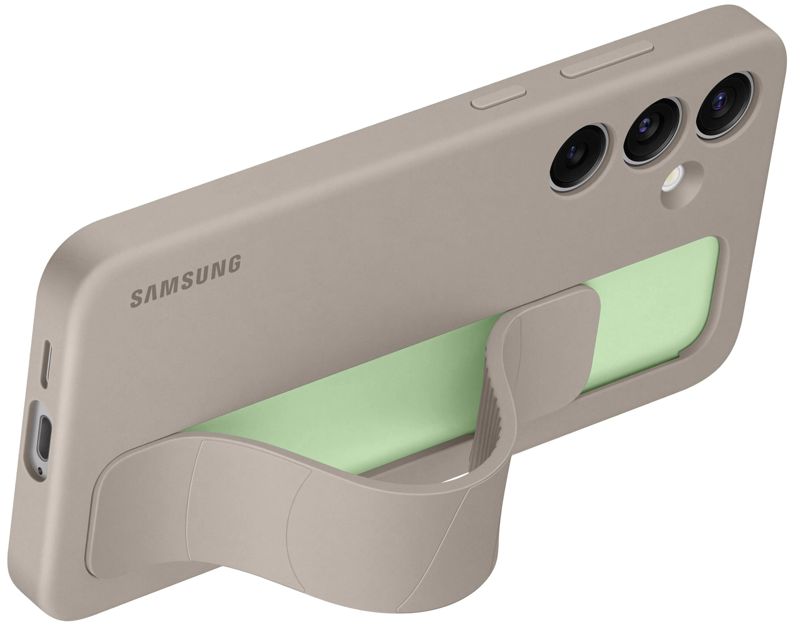 SAMSUNG Galaxy S24+ Standing grip case Taupe