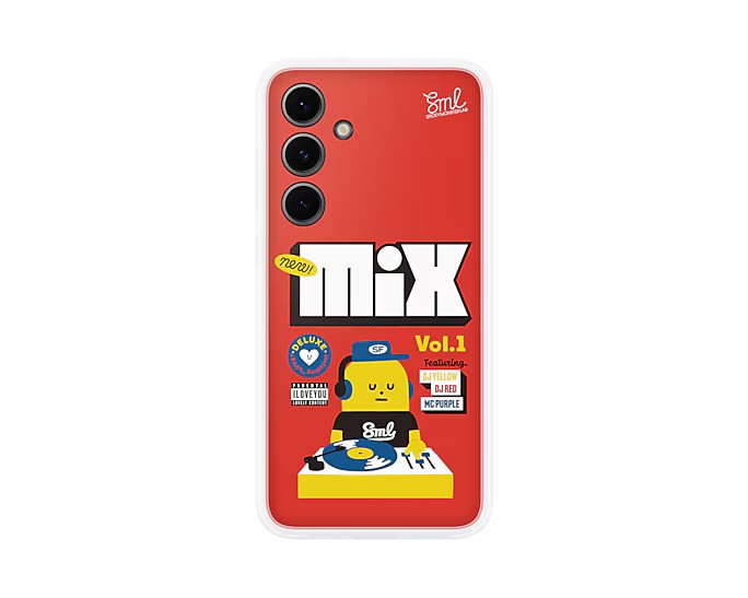 SAMSUNG COQUE STICKY MONSTER ROUGE FOR S24FE