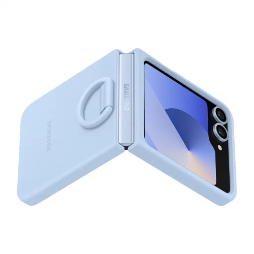 SAMSUNG Galaxy Z Flip6 Silicone Case Blue