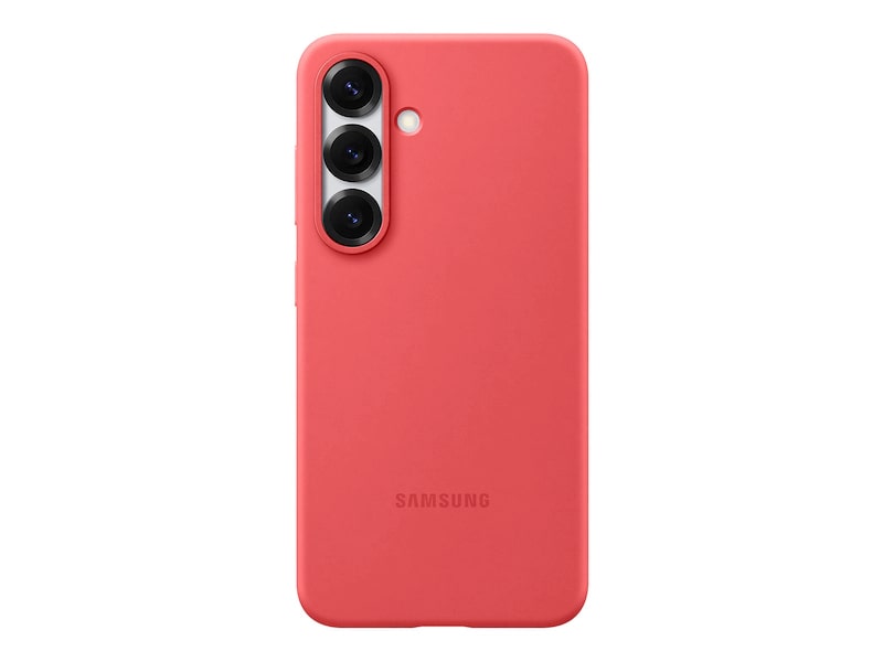 SAMSUNG Silicone Case for Galaxy S25 Red