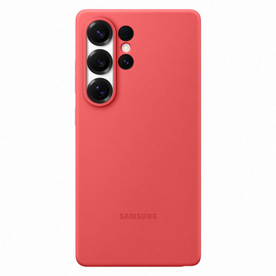 SAMSUNG Silicone Case for Galaxy S25 Ultra Red