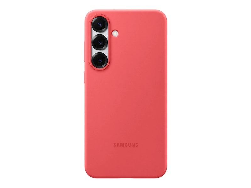 SAMSUNG Silicone Case for Galaxy S25+ Red