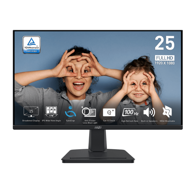 Moniteur MSI PRO MP251 24.5″ IPS 100Hz