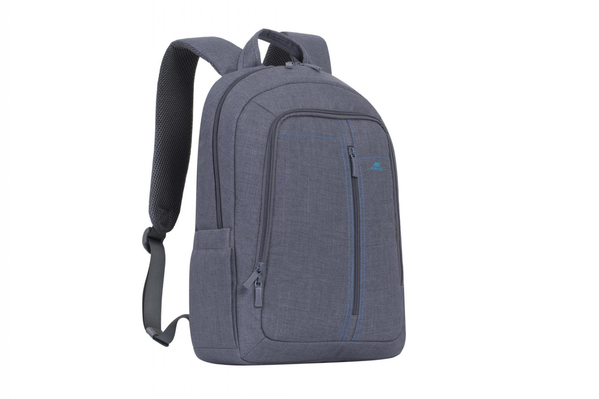 sac à dos gris en toile pour laptops 15,6 »