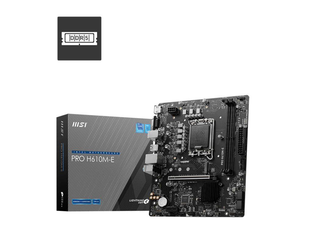 Carte Mère MSI PRO H610M-E DDR5