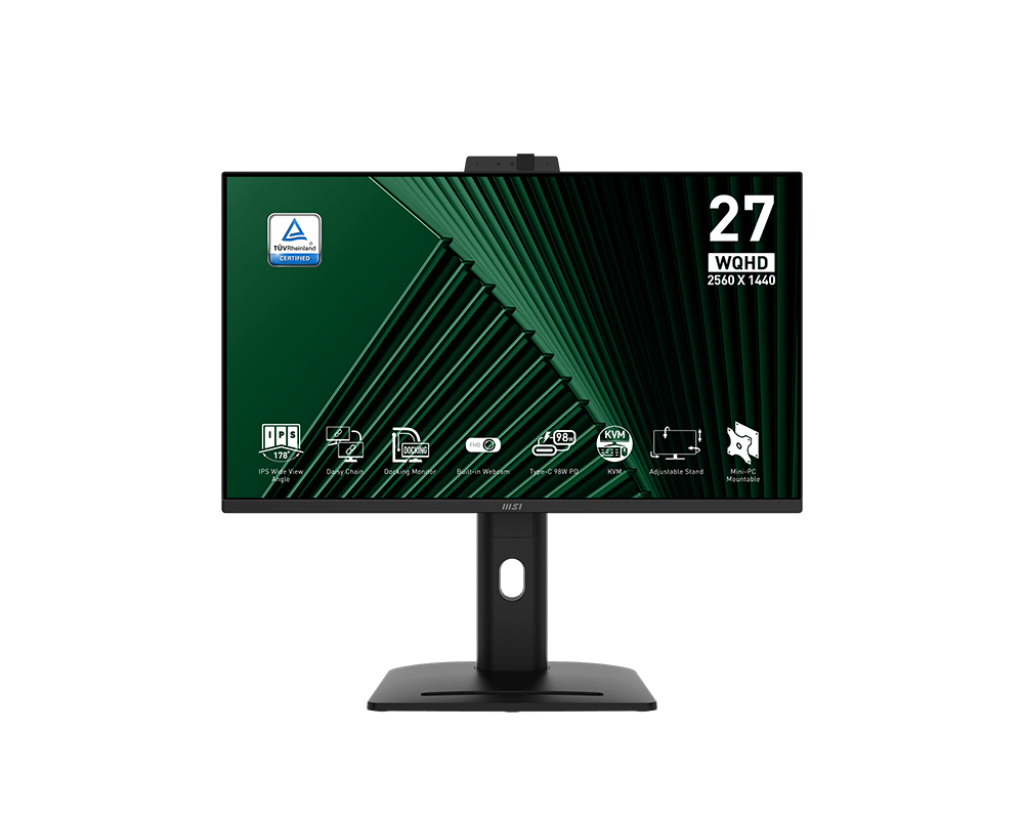 Moniteur MSI PRO MP275QPDG 27″ 100Hz 2K Type-C