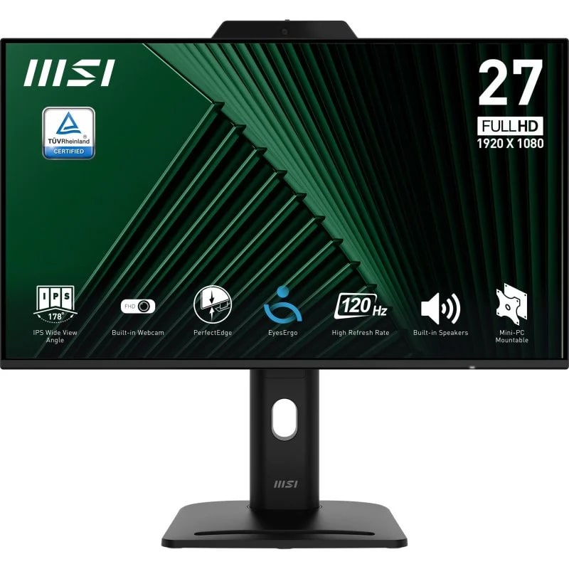 MSI PRO MP272PMG 120Hz 27&Prime; Camèra Intégrée