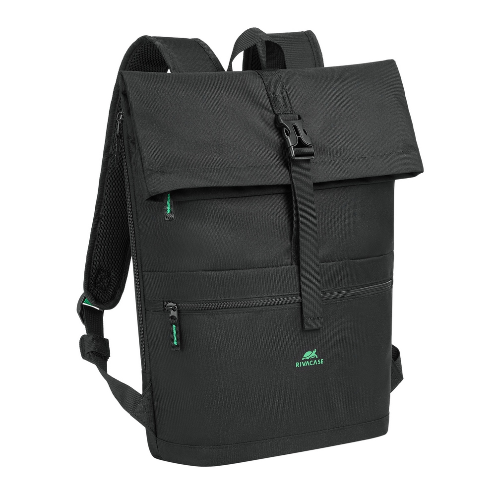 RIVACASE 5567 black Gremio-ECO Roll-up 15L backpac
