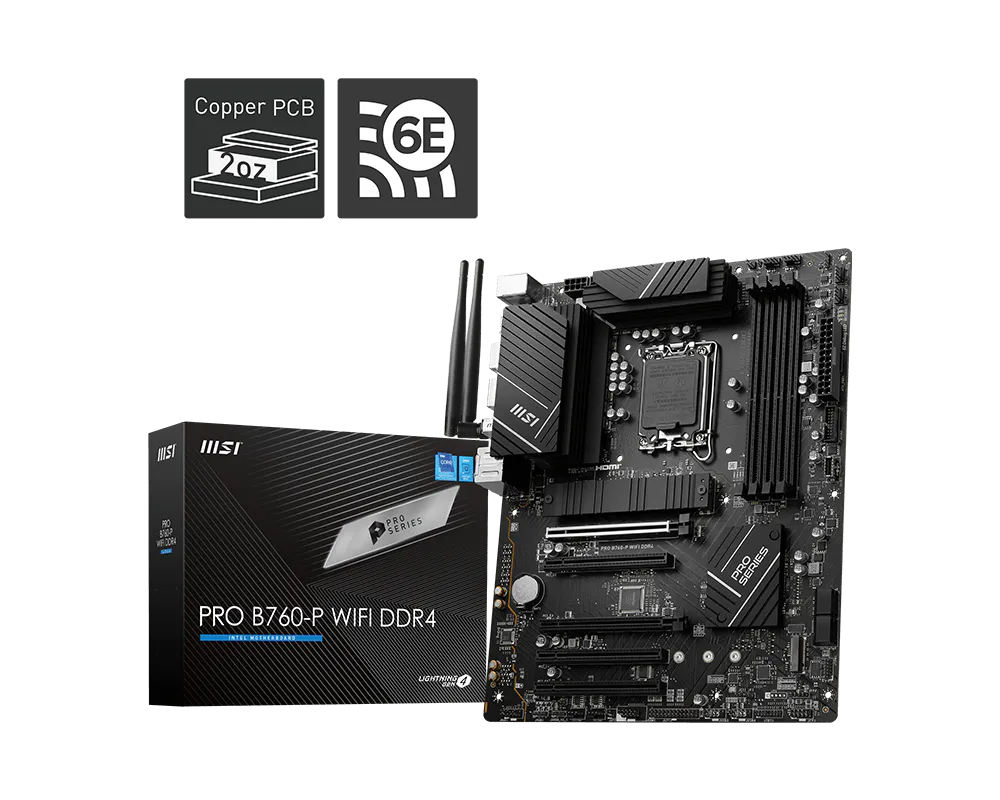 Carte Mère MSI PRO B760-P WIFI DDR4