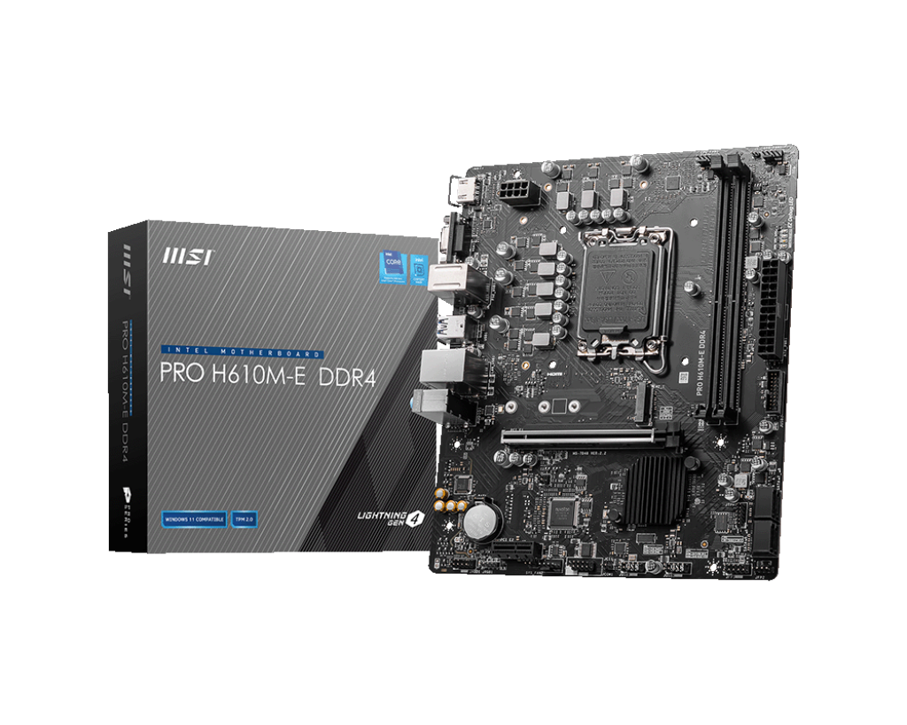 Carte Mère MSI PRO H610M-E DDR4