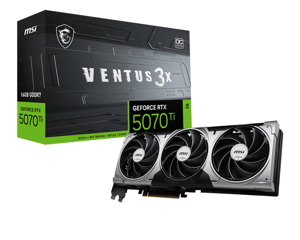 MSI GeForce RTX 5070 Ti 16G VENTUS 3X OC