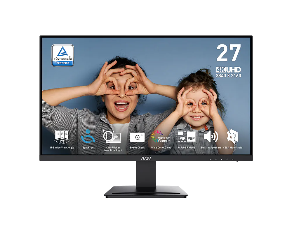 Moniteur MSI PRO MP273UP E6 27&Prime; 4K UHD