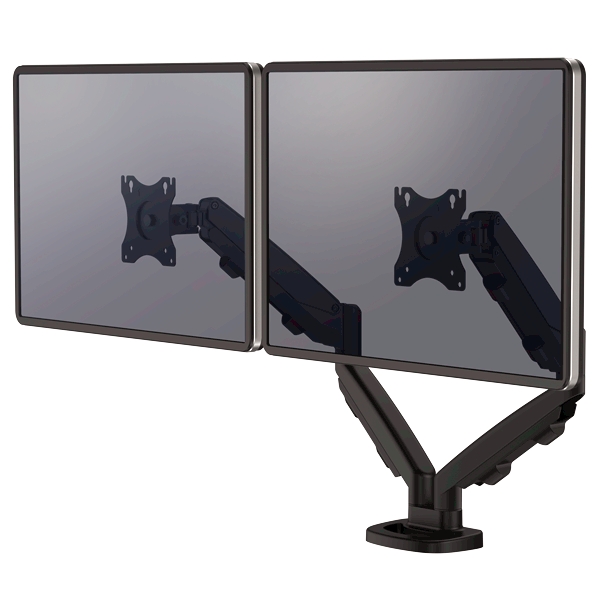 9683401 ESI EPPA DUAL MONITOR ARM – BLACK