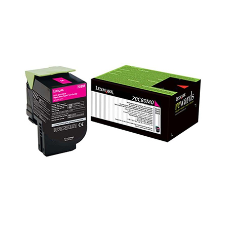 70C80M0  TONER MAGENTA 708M 1000 P LEXMARK CS310/C
