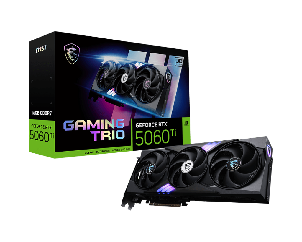 MSI GeForce RTX 5060 Ti 16G GAMING TRIO