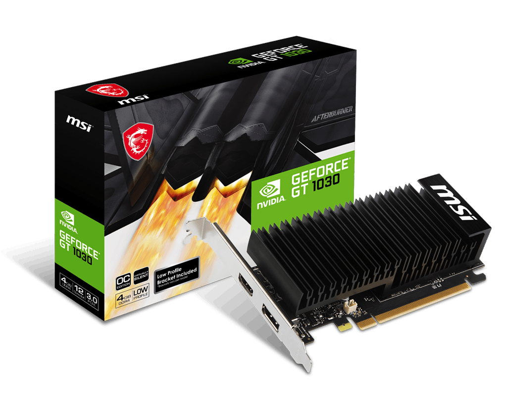 MSI GeForce GT 1030 4GHD4 LP OC