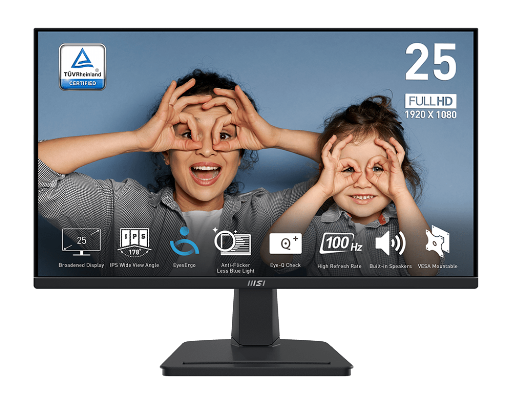 Moniteur MSI PRO MP251 24.5″ IPS 100Hz