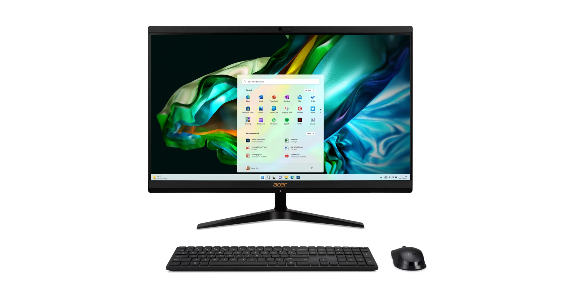 Aspire AIO  23,8 » 120Hz i5 16 Go DDR4 512Go SSD