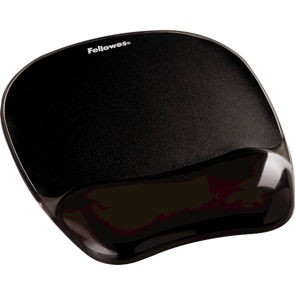 9112101 TAPIS SOURIS/REPOSE-POIGNE GEL-NOIR