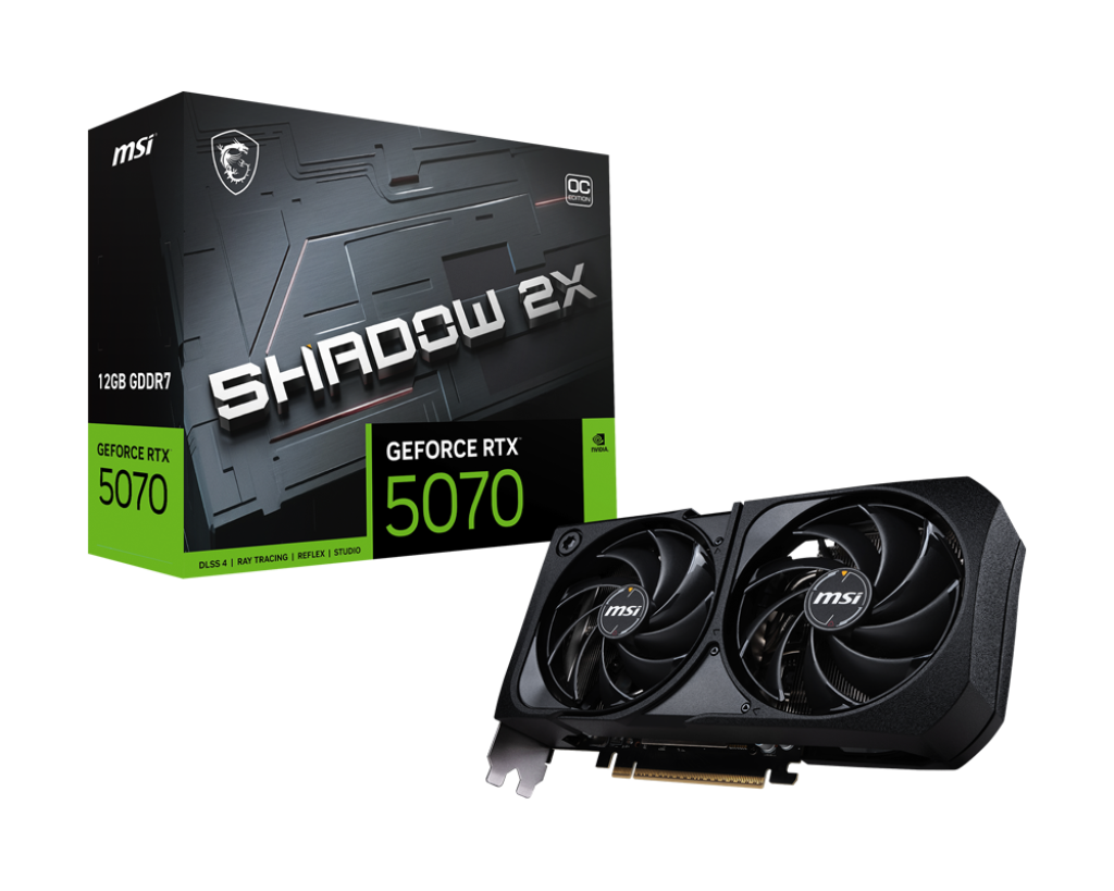 MSI GeForce RTX 5070 12G SHADOW 2X OC
