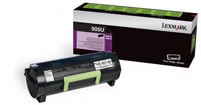50F5U00 TONER LEXMARK MSX10 BLACK ULTRA HY CORP 20