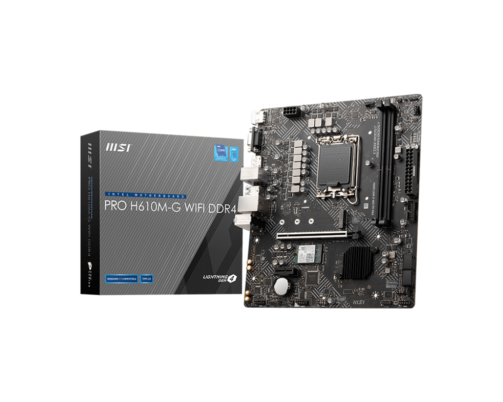 MSI PRO H610M-G WIFI DDR4