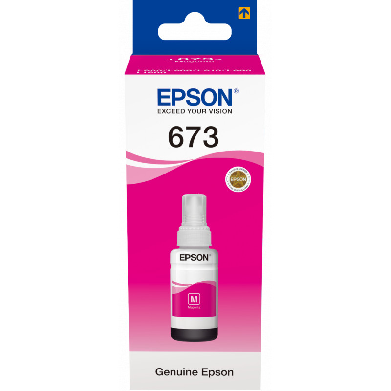 C13T67334A Bouteille d&rsquo;encre Magenta L1800