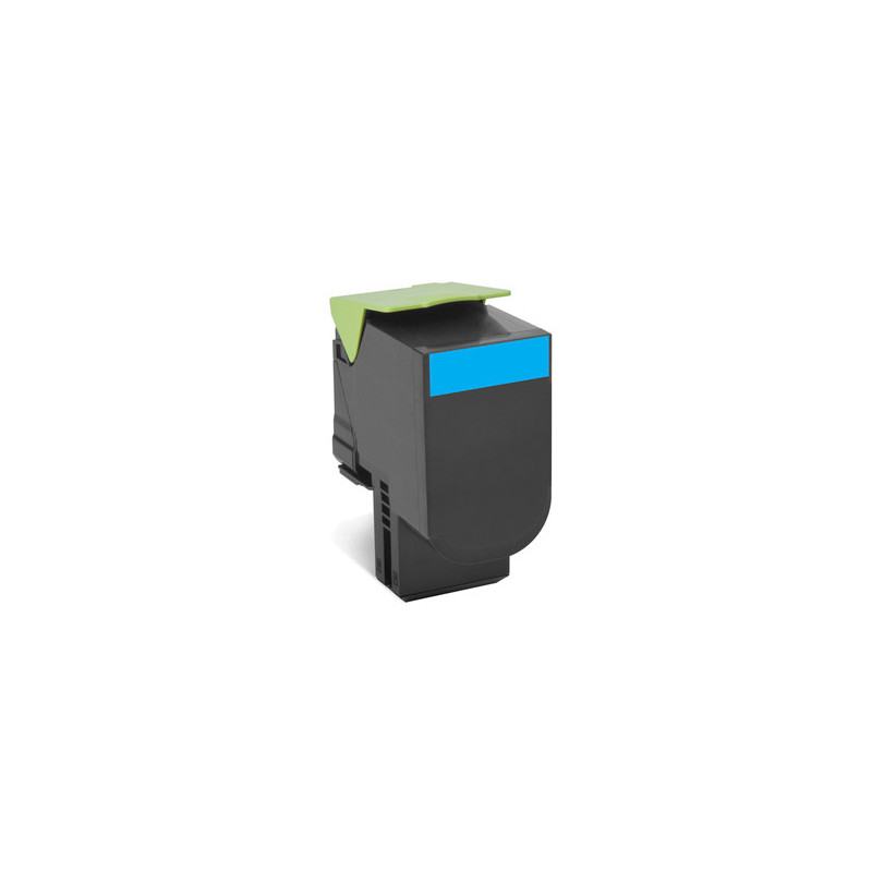 80C80C0 TONER LEXMARK 808C  CYAN 1000P CX310/CX410