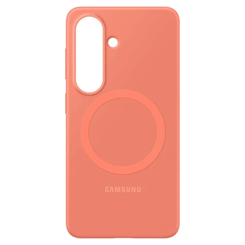 SAMSUNG Galaxy S26 Silicone Magnet Case Coralred
