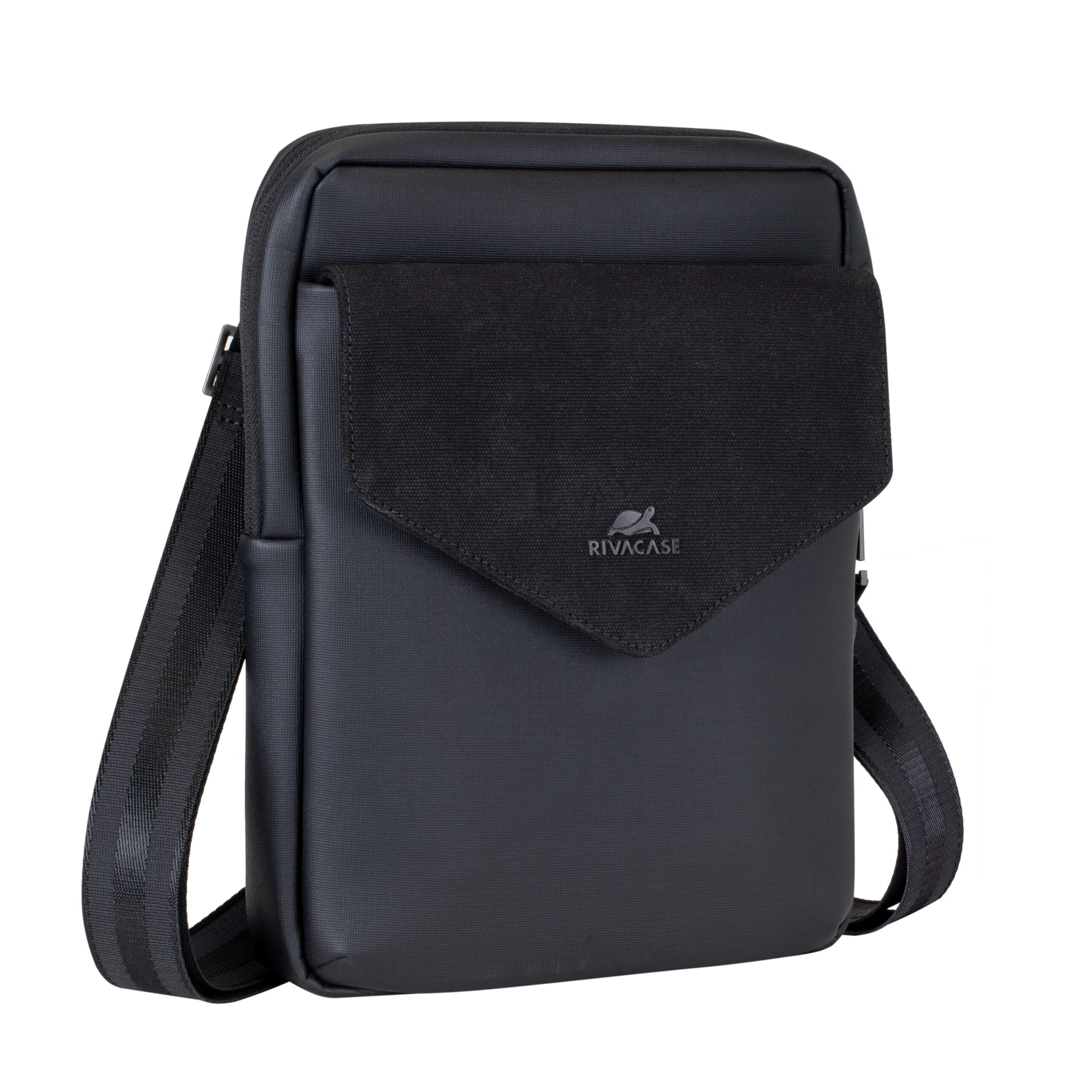 RIVACASE 8511 black Canvas Crossbody bag 11&Prime; / 6