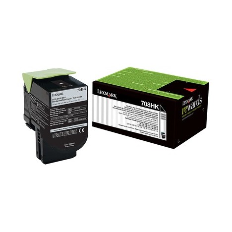 70C8HK0 TONER LEXMARK CS x10 Black HY ret pgm 400