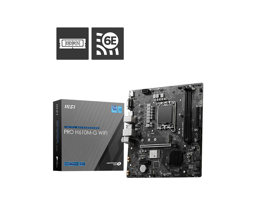 MSI PRO H610M-G DDR5