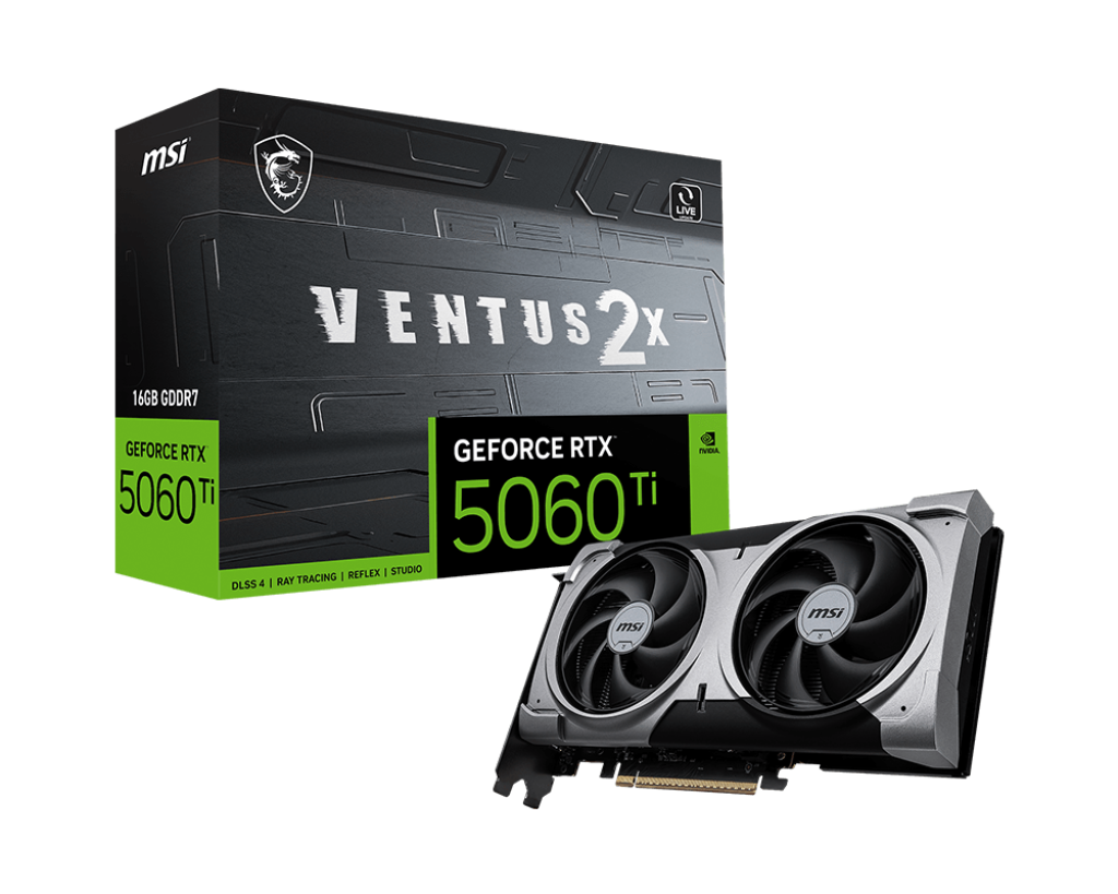 MSI GeForce RTX 5060 Ti 16G VENTUS 2X PLUS