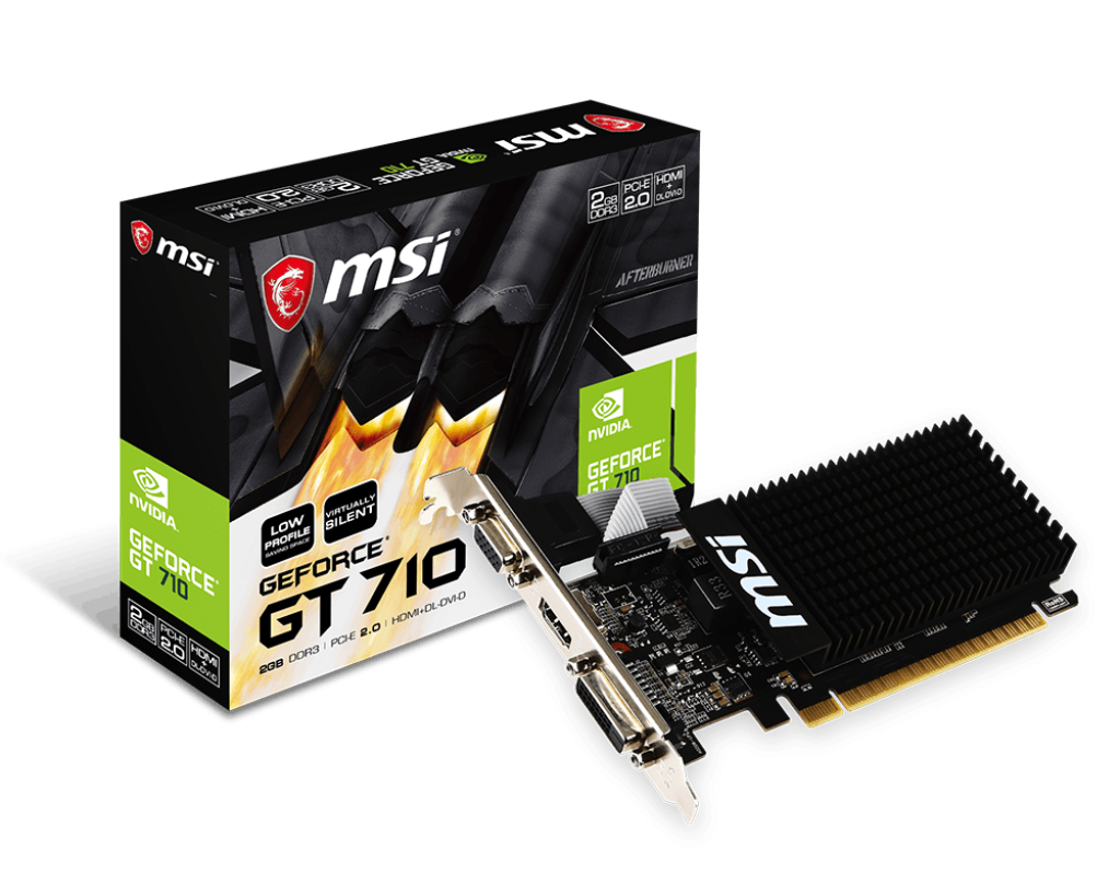 MSI GeForce GT 710 2GD3H LP – Carte graphique