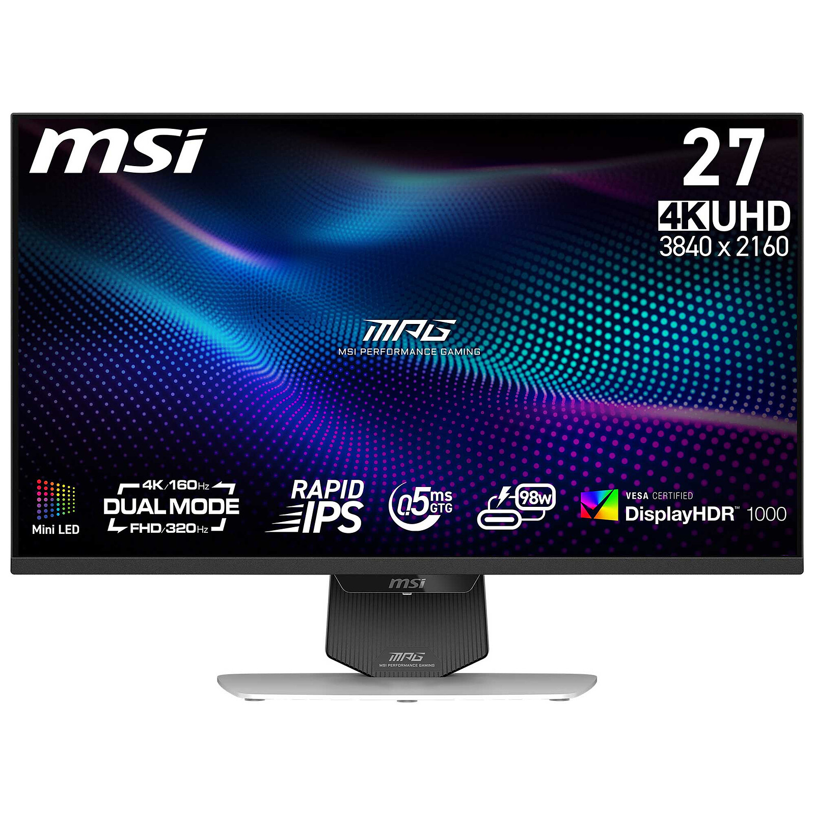MSI MAG 274UPDF E16M Moniteur 4K Flat IPS MiniLED