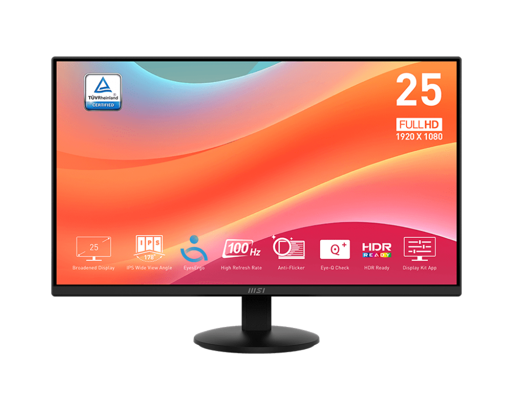 Moniteur MSI PRO MP252L 24,5&Prime; 100Hz