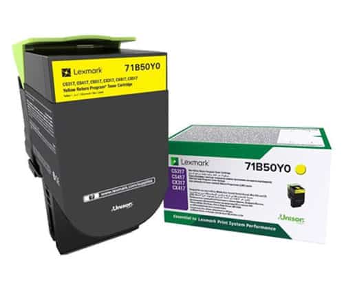 71B50Y0 CS/CX3/4/517  Return open channel Yellow C